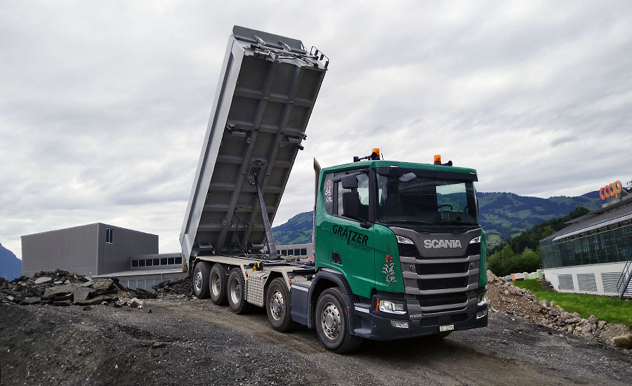 5-Achser-Kipper Grätzer Transport