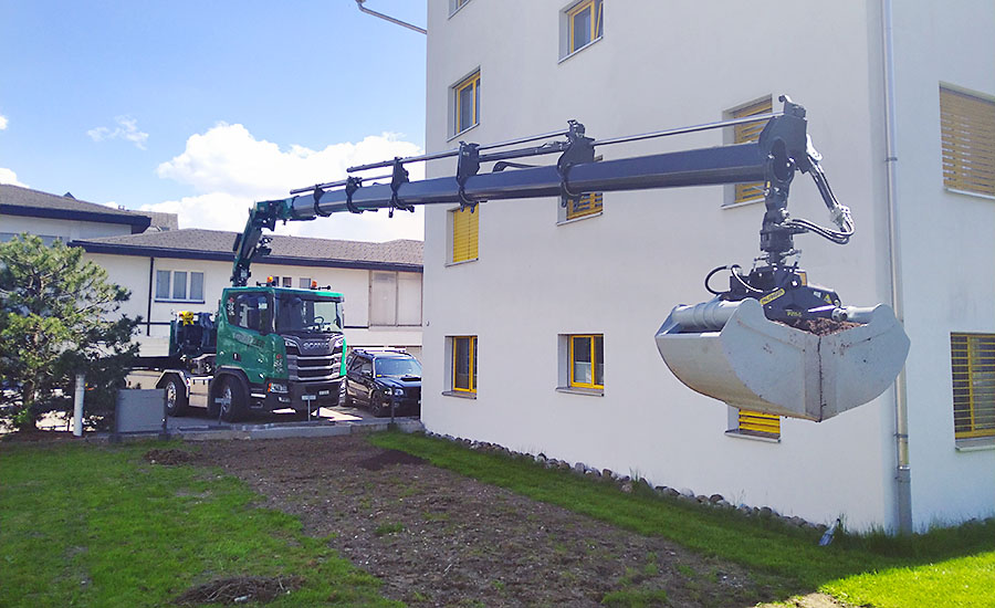 Schalengreifer Grätzer Transport